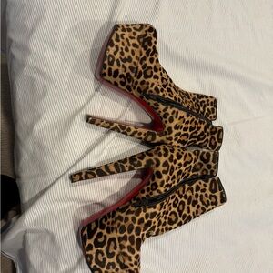 Lou boutin pony boot heels